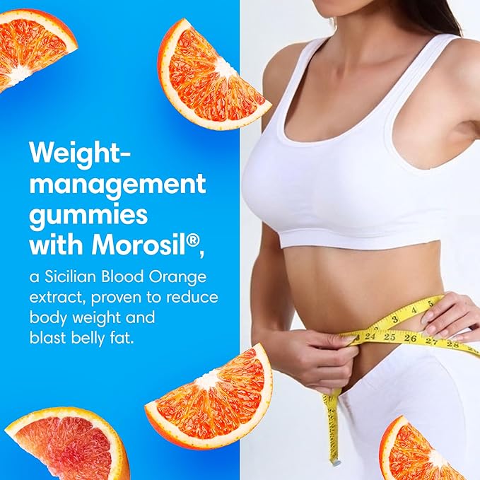 Consult Health ELIMI-Fat Apple Cider Vinegar Morosil Weight Management Gummies - Supports Weight Loss- Gluten Free Keto Vegan - Citrus Flavor 120 Count