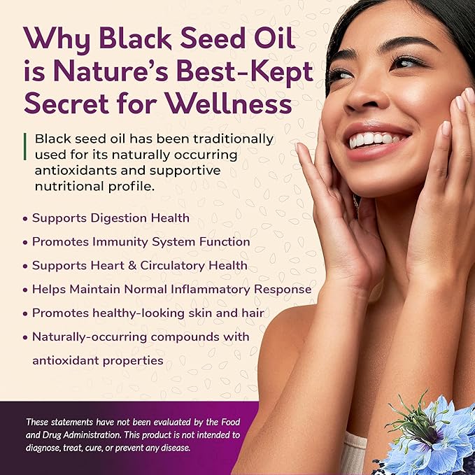 BioNatal Ethiopian Black Seed Oil 16oz PET/Plastic Bottle – Cold Pressed Nigella Sativa Black Cumin Seed Oil Unrefined &amp Non-Filtered High TQ Up to 4.64% – Supports Immune System Digestive