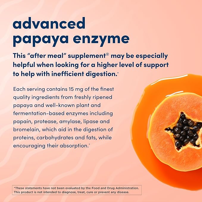American Health Super Papaya Enzyme Plus - 360 Chewable Tablets Pack of 2 - The After-Meal Supplement - Non-GMO - 240 Total Servings