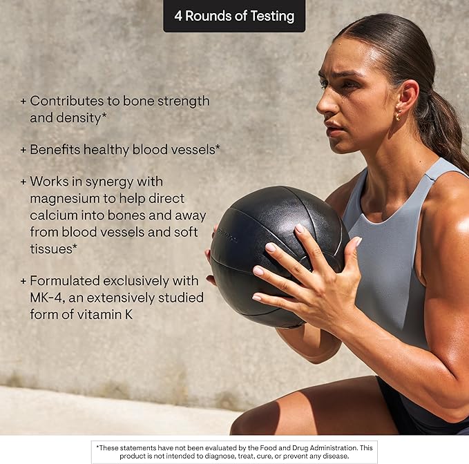 THORNE - Vitamin K2 - Concentrated Vitamin K2 (as MK-4) Liquid Supplement - Supports Bone Heart &amp and Blood Vessel Health* - Third-Party Certified - Gluten Dairy &amp Soy-Free - 1 Fl Oz