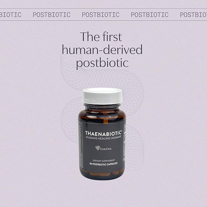 ThaenaBiotic Postbiotic - World's First Human-Derived Postbiotic Supplement - 90 Count