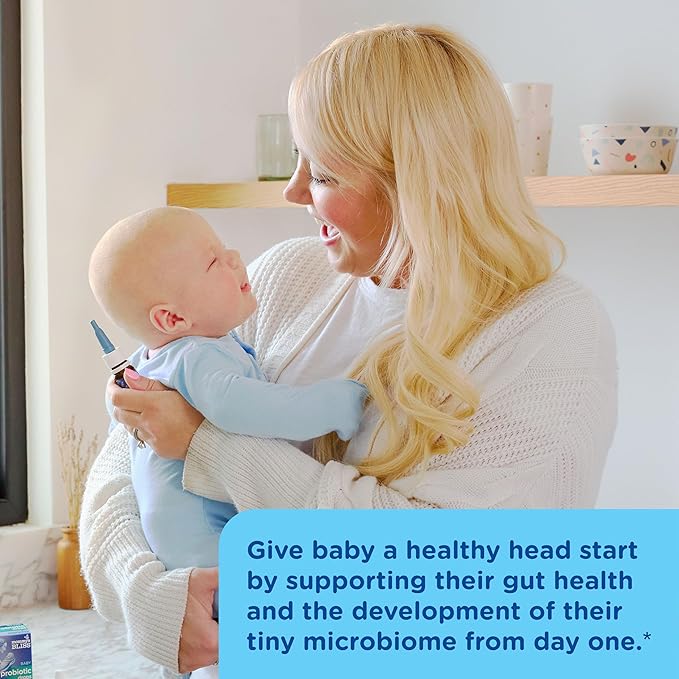 Mommy's Bliss Baby Probiotics + Vitamin D DropsSupports Digestive Health &amp Immune Function*400IU Vitamin DSupports Bone Development*Newborns+Flavorless0.34 Fl Oz (30 Servings)(Pack of 2)
