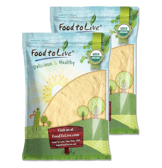 Food to Live Organic Carrot Powder 16 Pounds - Non-GMO Ground Raw Dried Roots Vegan Bulk For Baking Juices Smoothies Shakes and Drinks. Good Source of Dietary Fiber Potassium and Vitamin A