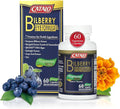 CATALO Bilberry Eye Formula with Vegetarian DHA - Eye Care Supplement Featuring Mirtoselect Bilberry Extract DHA from Algae Lutein Zeaxanthin Grape Seed Extract and Zinc - 60 Vegetarian Capsules