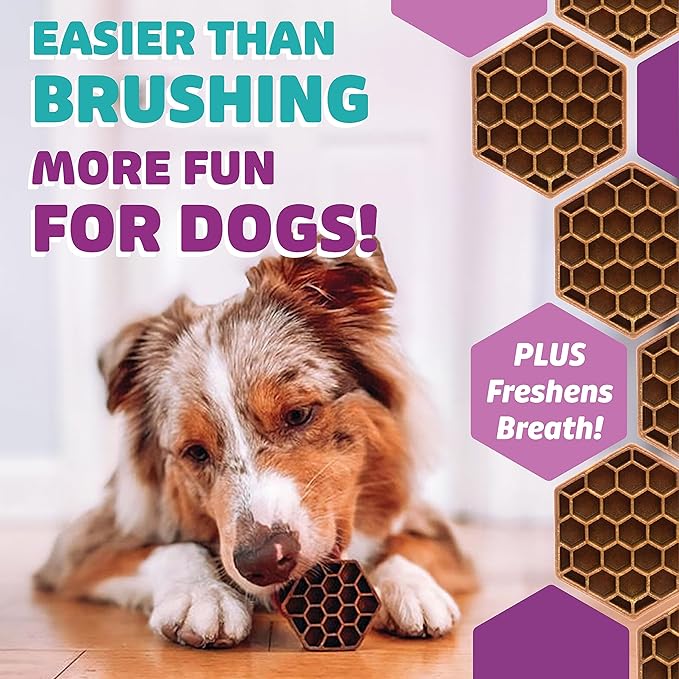 Yummy Combs Dog Dental Treats – Vet VOHC Approved Removes Tartar &amp Cleans Teeth – Yummy High Protein Chicken Treat for Extra Large Dogs (Mini Pack 4 Count)