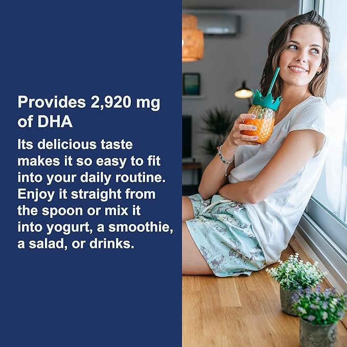 Carlson - Elite DHA 2270 mg DHA Professional Strength Norwegian Fish Oil Concentrate Cognitive Function &amp Vision Support Orange 100 mL