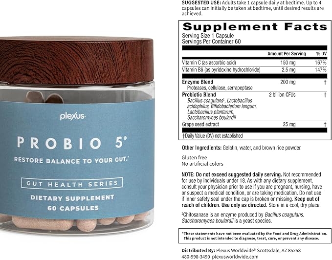 Plexus® ProBio 5® 60 Capsules (2 Pack)