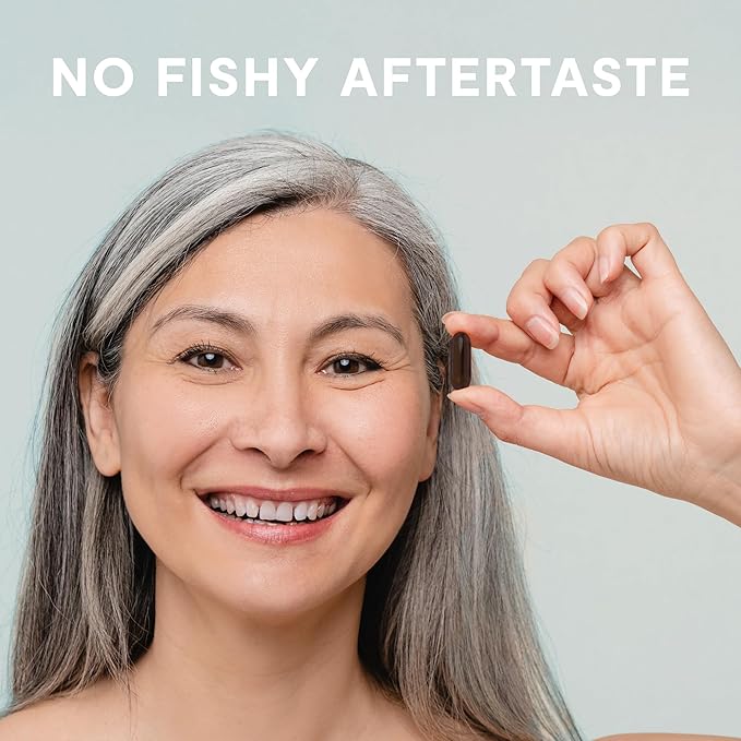 Triglyceride Omega 3 Fish Oil for Healthy Eyes – Supports Healthy Eyes with Optimal Ingredients - Easy to Swallow Burpless - EPA DHA &amp Omega 7 Fatty Acids - 90 Count