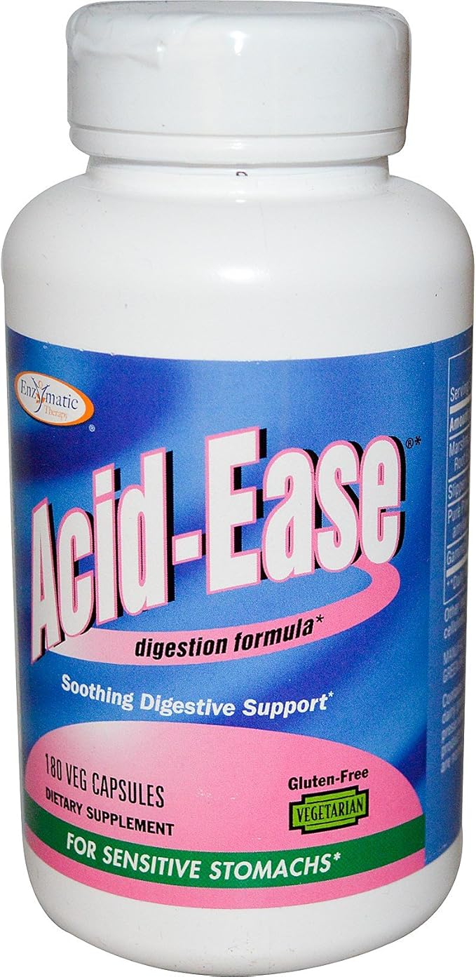 Nature's Way Acid-Ease digestion formula for sensitive stomachs 180 Capsules