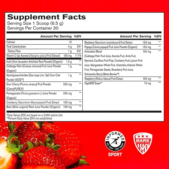 BARE PERFORMANCE NUTRITION BPN Creatine Monohydrate &amp Strong Reds Bundle