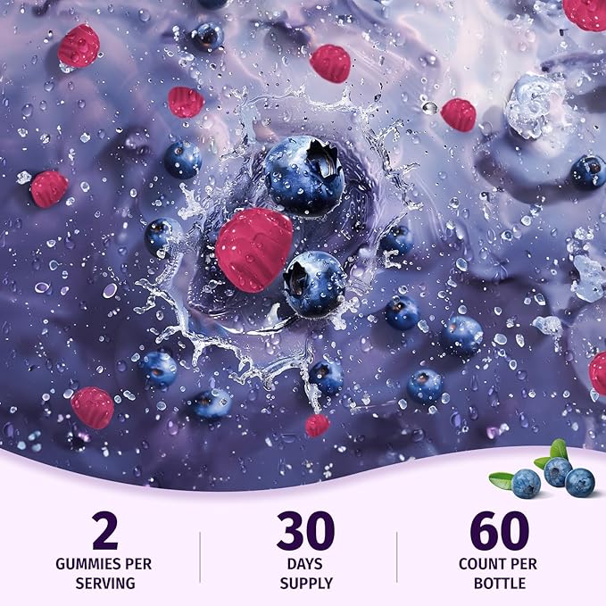 6 in 1 NAC Gummies Chewable N Acetyl Cysteine 1000mg Supplement for Kids &amp Adults with ALA Zinc Vitamin C &amp E Selenium Support Antioxidant &amp Immune System Blueberry Flavor Sugar Fr