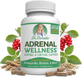 Adrenal Wellness Ashwagandha &amp More - Organic Mind Body Support by Dr. Danielle 120 Capsules