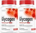 (2 Pack) Glycogen Balance Pro Capsules - Official GlycogenBalance Pro Advanced Supplement Support Pills - Maximum Strength All Natural Formula For Overall Health &amp Wellness 120 Capsules For 2 Mo