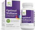 Terry Naturally Optimal Wellness - Immune Respiratory &amp Brain Health Support - Supports Liver Health with Curcumin - Provides Powerful Antioxidant Support - 30 Capsules (30 Servings)