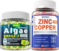 Vegan Omega 3 Gummies 1000mg + Zinc Copper Gummies