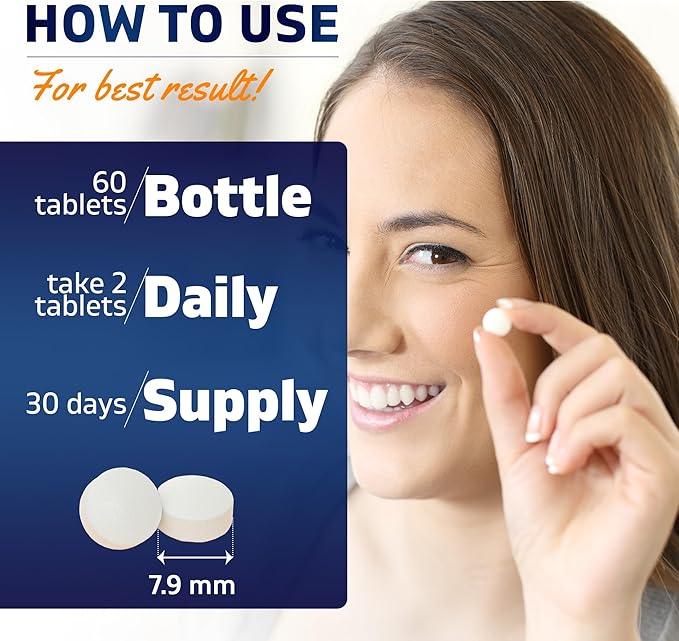 Vitamatic Potassium Iodide 65 mg per Serving – 60 Tablets (Pack of 6) Thyroid Support – 360 Tablets Total