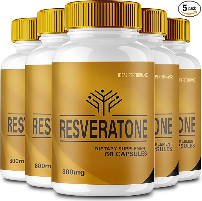 Resveratone Capsules Resveratone Advanced Formula Pills - Maximum Strength Resveratone Keto Capsules Resveratone Pills Official Formula Resveratone Keto Capsules Reviews (5 Pack)
