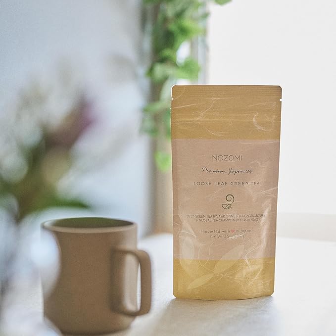 Japanese Green Tea Co. Nozomi Japanese Green Loose Leaf Tea - 3.5 Oz (100g) – Covered Tea Kabusecha Kabuse Fukamushi Sencha - Single-origin from Shizuoka