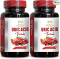 URIC Acid Support - Uric Acid Flush with Powerful Raw Tart Cherry Extract Antioxidant Uric Acid Support &amp Joint Support Pills - 2 Bottles 120 Capsules