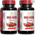 Combat High Uric Acid with URIC Acid Formula - Joint Flexibility Mojave Yucca Root and Devil's Claw Root Benefits - 2 Bottles