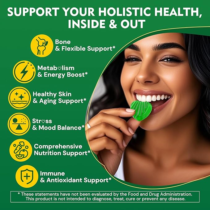 Nextdia 1Pack Liposomal Fisetin 200mg Liquid Gummies + 2Pack Moringa Gummies 1000mg Sugar Free