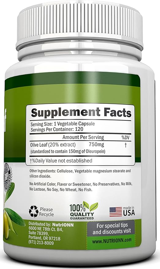 Black Seed Oil Softgels &amp Olive Leaf Extract Capsules Combo - Targeted Immune Support
