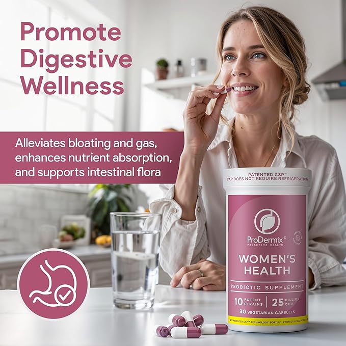 Probiotics for Women Vaginal Probiotic Promotes PH Balance UT Health 25 Billion CFU Once Daily Womens Supplement Kosher 30 Capsules (30 Capsules)