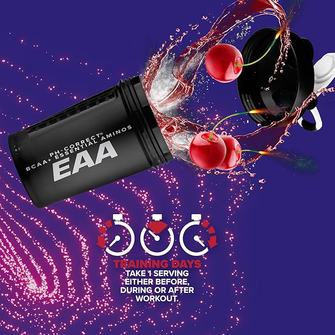 EFX Sports Training Ground EAA | Essential Amino Acids Supplement | Energy &amp Protein Synthesis | Pre Intra or Post Workout | 30 Servings (Cherry Bomb)