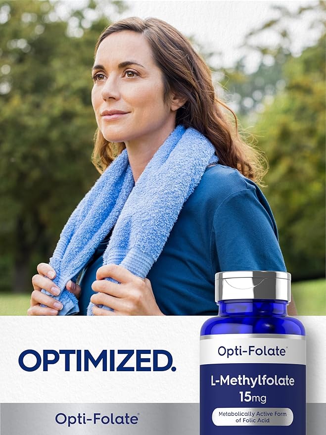 Carlyle L Methylfolate 15mg | 90 Capsules | Max Potency | Optimized and Activated | Non-GMO Gluten Free | Methyl Folate 5-MTHF | by Opti-Folate