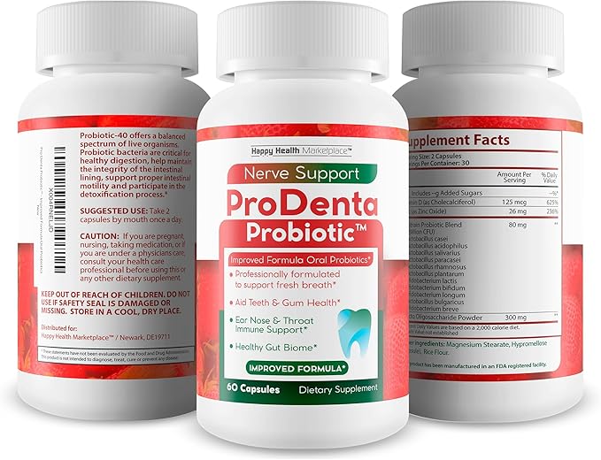 ProDenta Probiotic - Our Best Dental Mouth Probiotics for Bad Breath Teeth &amp Gum Health - Experience Great Oral Health Oral Probiotics Best Super Teeth Probiotic Prodentim Advanced Oral Probioti