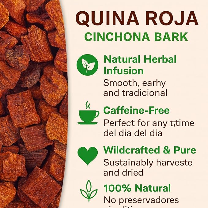 Quina Roja Herbal Tea (Red Cinchona Bark) – 3 Pack Value Set (4 oz Each / 12 oz Total) – 100% Natural Vegan Non-GMO Gluten-Free Wildcrafted Herbal Tea – Authentic Loose Leaf Infusion – by Bexperts