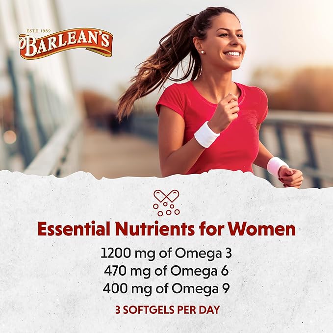 Barlean's Organic Oils Essential Woman 120 Count Bottle
