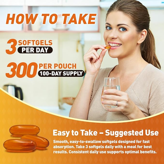 Pumpkin Seed Oil Complex 3000mg with Saw Palmetto Lycopene Zinc &amp Vitamin E – GMP Compliant Cold-Pressed Non-GMO 300 Softgels Daily Wellness &amp Antioxidant Support