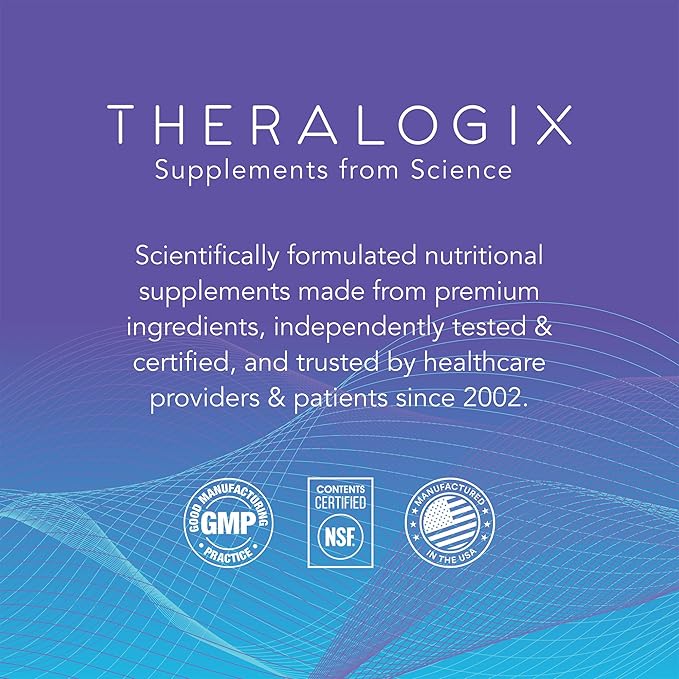 Theralogix TherOmega Omega-3 Fish Oil Supplement - Supports Heart Brain Immune &amp Joint Health* - 700 mg DHA &amp EPA from Wild Alaska Pollock - Sustainably Sourced - NSF Certified - 270 Softgel