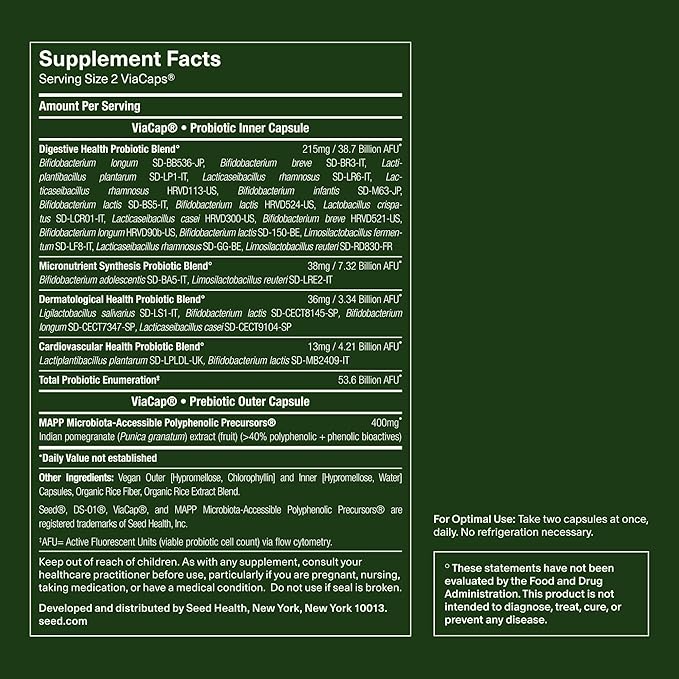 Seed DS-01 Daily Synbiotic for Adults PDS-08 Pediatric Synbiotic for Kids Ages 3-17 - Prebiotics and Probiotics - 2-Piece Bundle