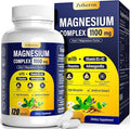 Magnesium Complex for Women &amp Men 1100mg 7-in-1 Magnesium Supplement with Ashwagandha &amp L-Theanine for Calm &amp Sleep Support High Absorption Vegan 120 Capsules