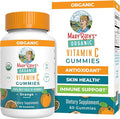 MARYRUTH'S Adult Vitamin C Gummies | USDA Organic | Vegan Chewable Vitamin C Gummies for Ages 14+ | for Immune Support &amp Overall Wellness | Vegan | Non-GMO | Orange Flavor | 60 Count