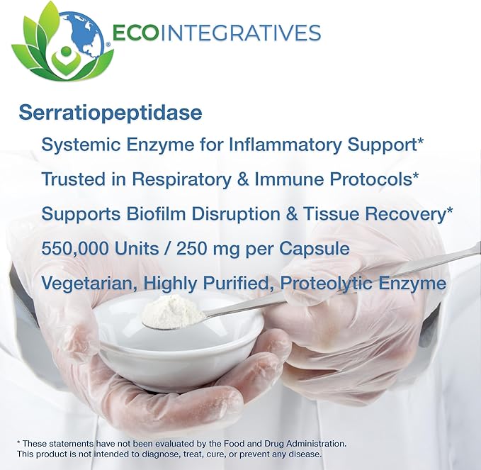 Meriva Curcumin Phytosome + Serratiopeptidase | 500 mg Curcumin Phytosome Complex | Vegan Joint &amp Mobility Support | 60 Capsules