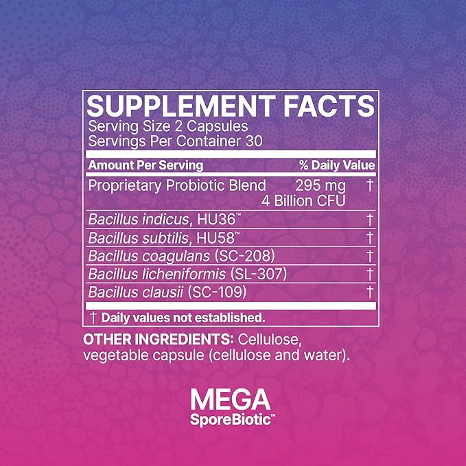 Microbiome Labs MegaSporeBiotic Spore-Based Probiotics (60 Capsules) + PyloGuard Postbiotic L. reuteri DSM 17648 Supplement to Promote The Body’s Process of Elimination (30 Capsules) - 2 Products