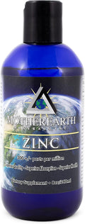 Mother Earth Minerals Ionic Liquid Zinc Supplement – High Absorption Angstrom Zinc Mineral Drops for Immune Support Enzymatic Function &amp Cellular Health 8 oz