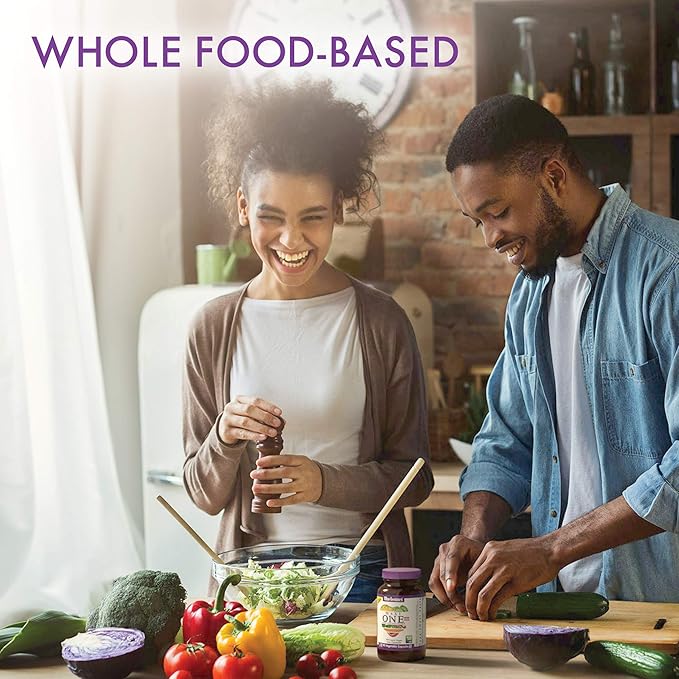 Bluebonnet Nutrition Maxi One (with Iron) Whole Food Multiple Enzymes Energy Vitality Gluten-Free Kosher Dairy-Free Vegetarian Friendly Soy-Free Non-GMO 90 Vegetable Capsule 3 Month Supply