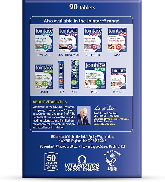Vitabiotics Jointace Glucosamine and Chondroitin 90 Tablets
