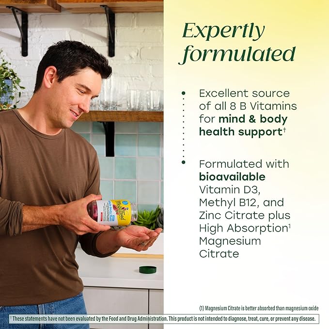 MegaFood Men’s Whole Body Multivitamin Gummies - Multivitamin For Men - Vitamin C Magnesium Citrate Vitamin D3 Methylated B12 &amp Zinc - Muscle Brain Heart Immune Support - 90 Gummies 30 Serv