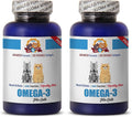 Heart Health for Cats - Premium Omega 3 - for Cats Formula - Overall Health and Well Being - cat omega3-360 Softgels (2 Bottle)