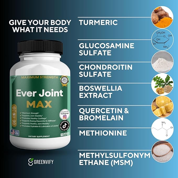 Ever Joint MAX Joint Support Supplement Glucosamine Chondroitin (3)