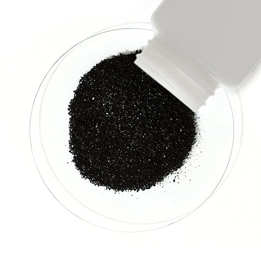 Activated Charcoal [C] 100% ACS Grade Fine Powder 12 Oz in Three Space-Saver Bottles