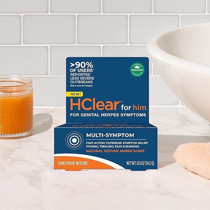 FemiClear Trio HClear for him Topical Ointment Ultra-Gentle Feminine Wash HerpEase with L-Lysine 3000mg Essentials for Vaginal Health