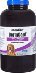 Kala Health Comfort DermGard Skin and Coat Supplement for Dogs 150 Count Supports Healthy Skin Shiny &amp Reduce Excessive Shedding Contains MSM Fish Oil &amp Omega 3 6 and 9 Essential Fatty