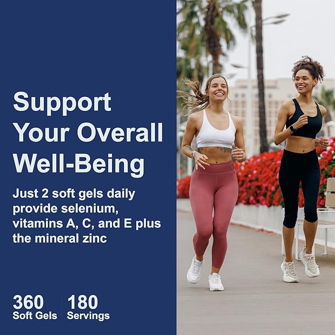 Carlson - ACES + Zn Vitamins A C E + Selenium &amp Zinc Multivitamin with Zinc Cellular Health &amp Immune Support Selenium Multivitamin Antioxidant 360 Softgels