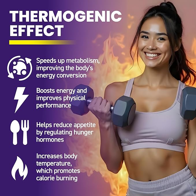 Thermogenic Fat Burner Capsules - Weight Loss Pills for Women &amp Men Appetite Suppressant Metabolism Booster - Green Tea Coffee Extract Garcinia Cambogia - Diet Pills for Weight Loss - 60 Capsu